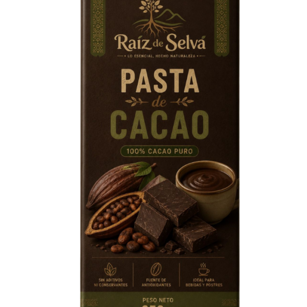 PASTA DE CACAO 100%