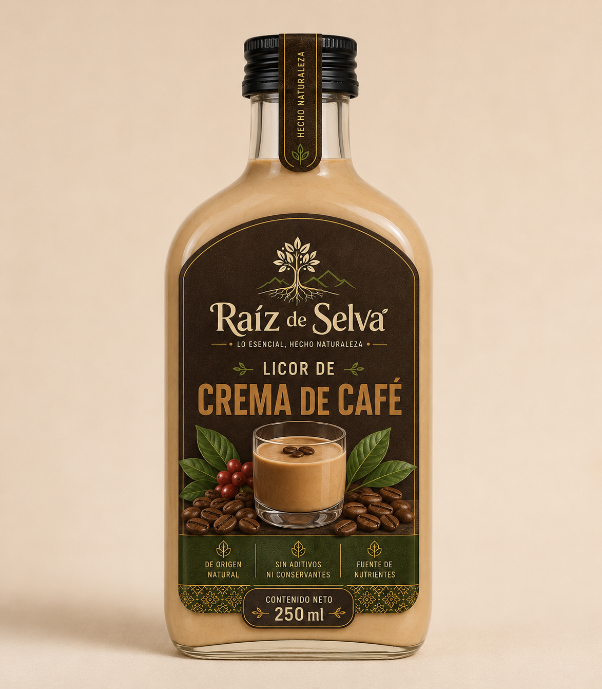 c11 LICOR DE CREMA DE CAFÉ – 250 ML - Imagen 1