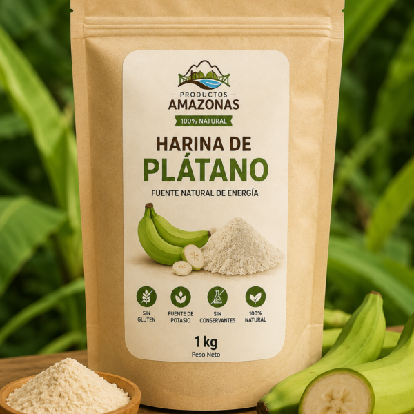HARINA DE PLÁTANO – 1 KG
