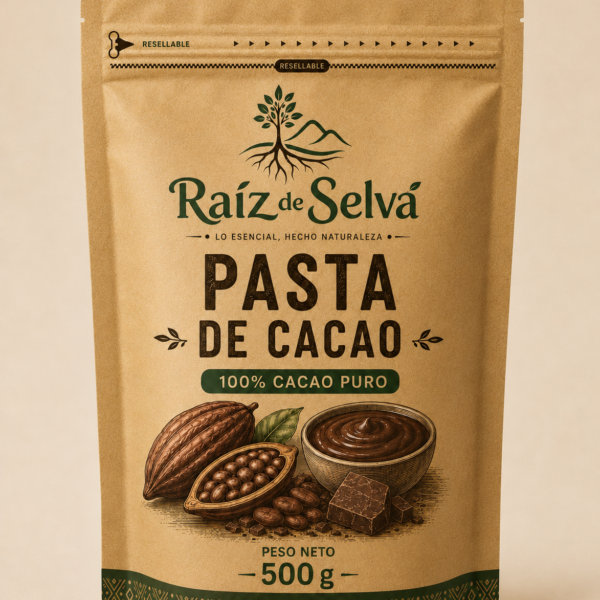 PASTA DE CACAO 100% – 500 G