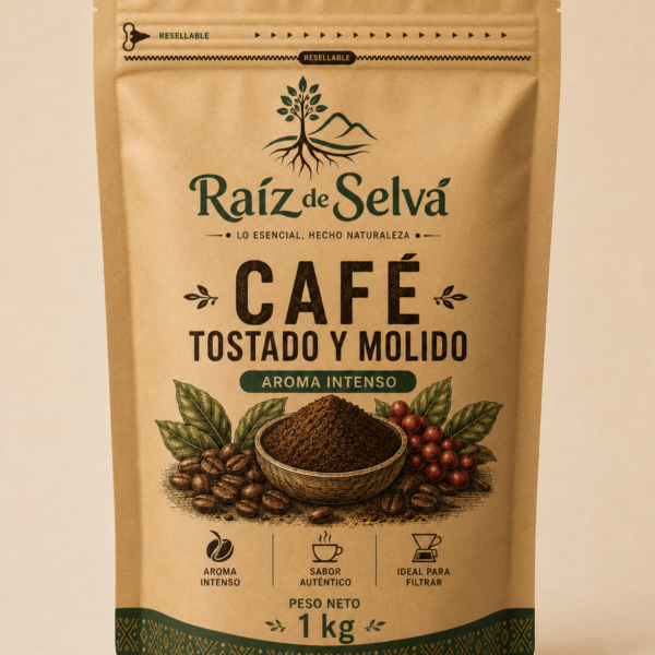 CAFÉ TOSTADO Y MOLIDO – 1 KG