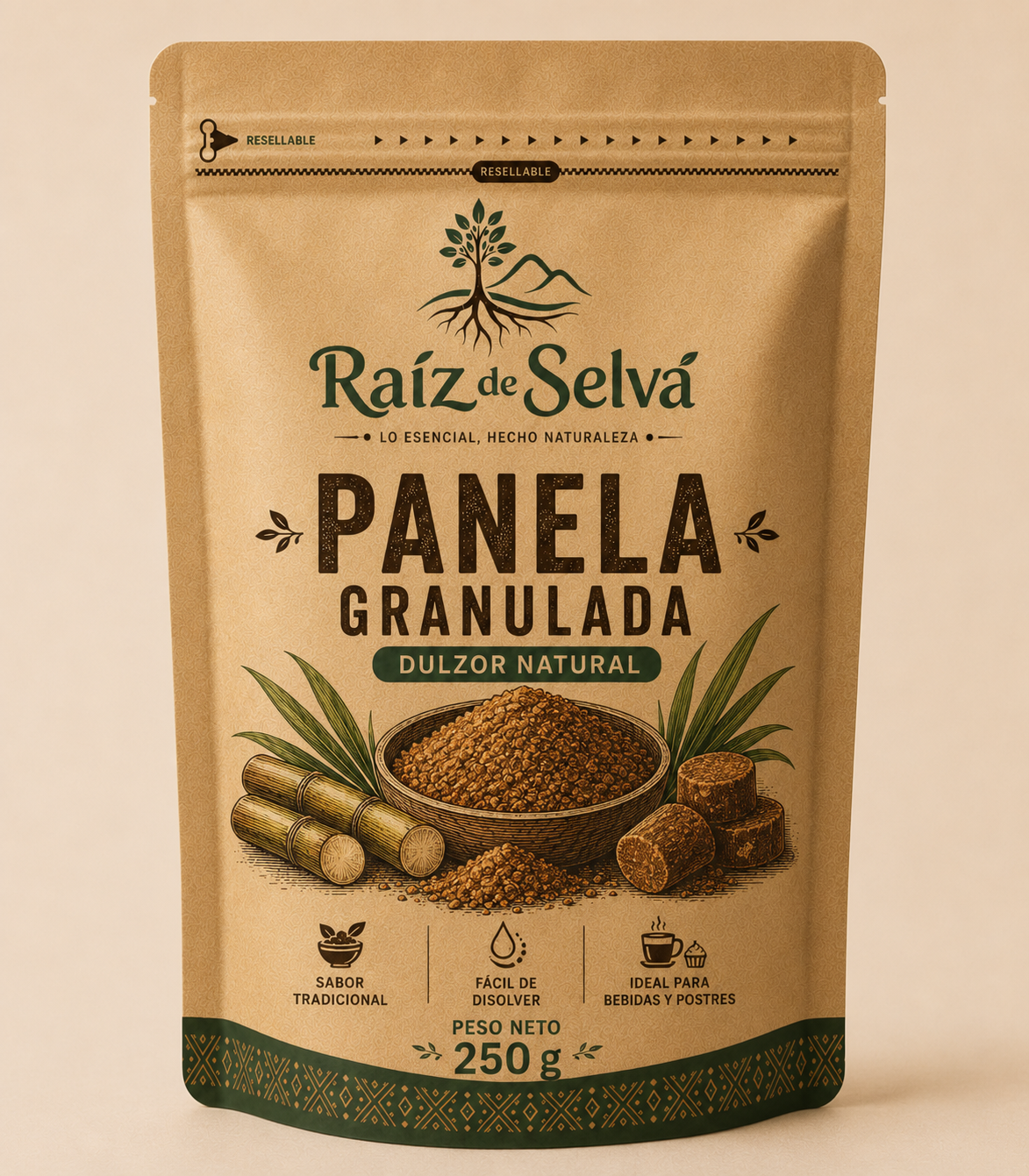 c7 PANELA GRANULADA – 250 G - Imagen 1